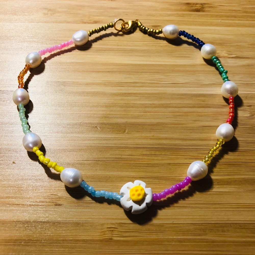Hand Made Fresh Pearls Choker
